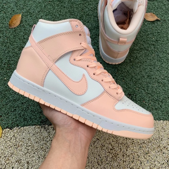 Nike Shoes - Crimson pink high dunks